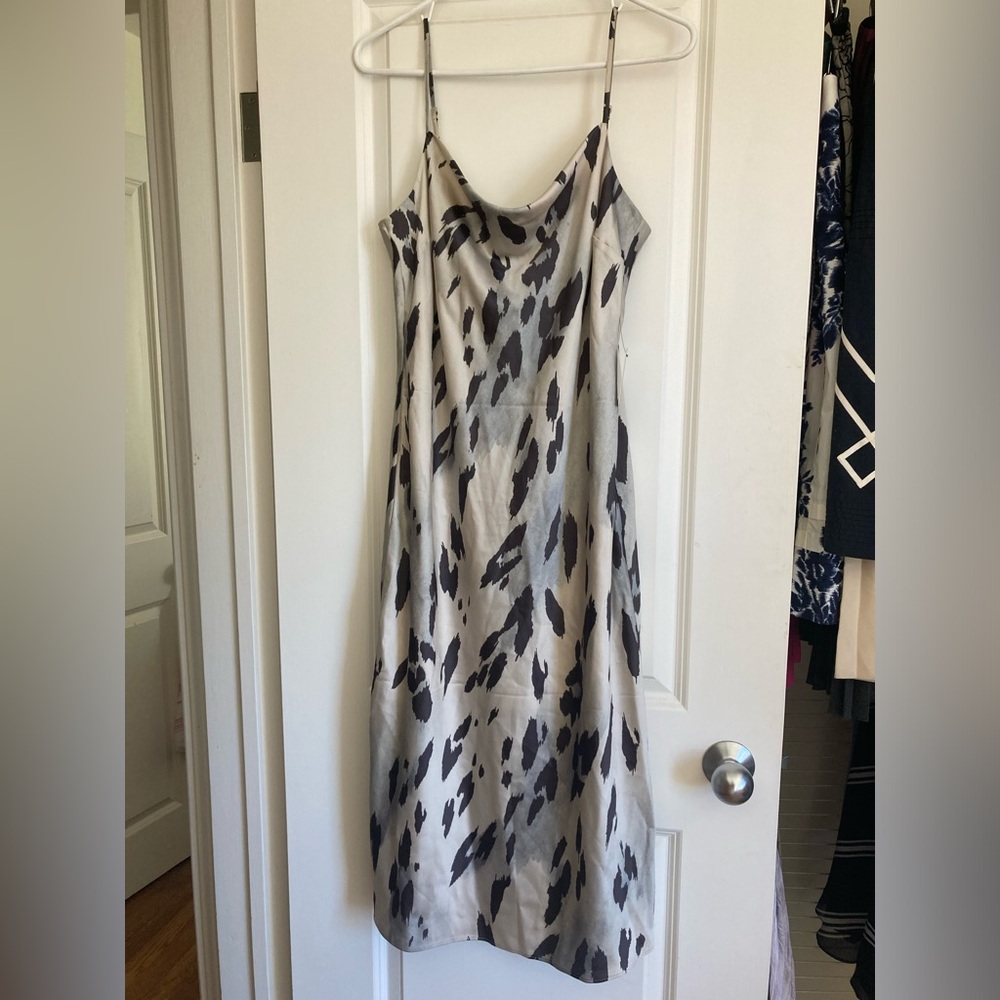 NWT Express animal print slip dress